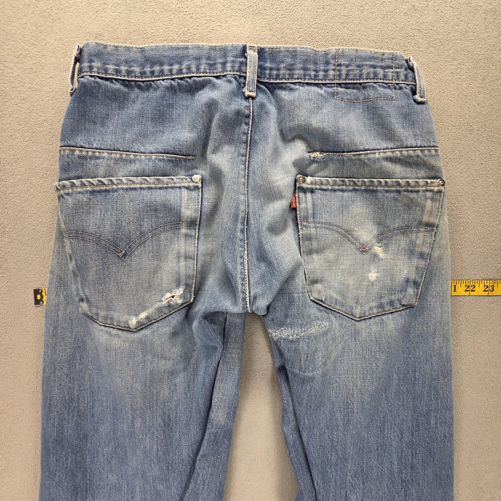 Vintage Levis Engineered Jeans Mens 32×32 Blue Twisted Medium Wash Button Fly