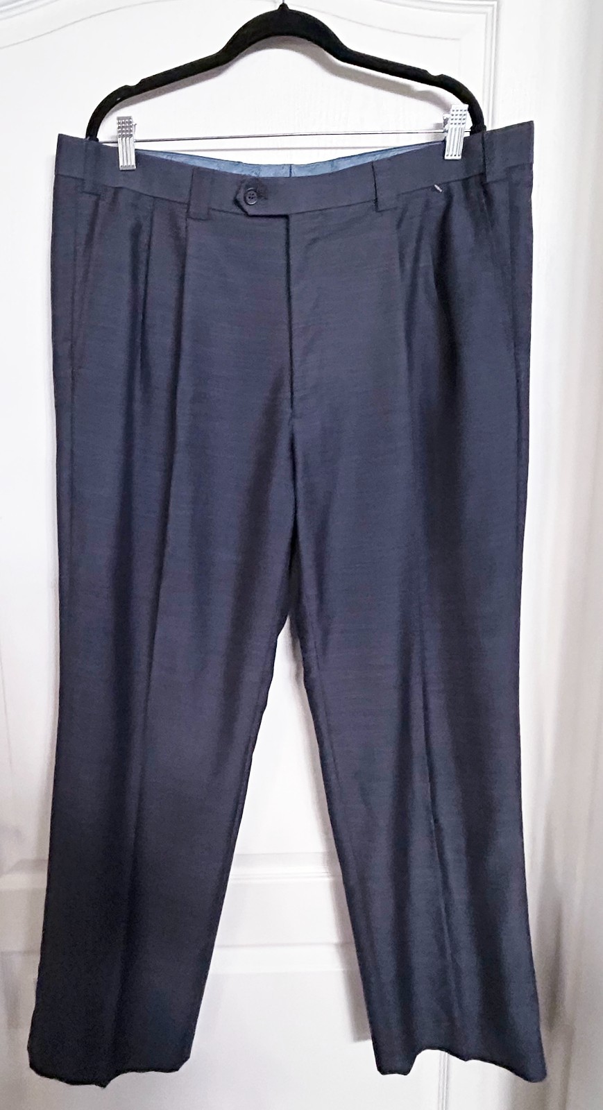 Steve Harvey Celebrity Edition 2 Pc Suit Jacket & Pants 48L /40X32 Dark Blue