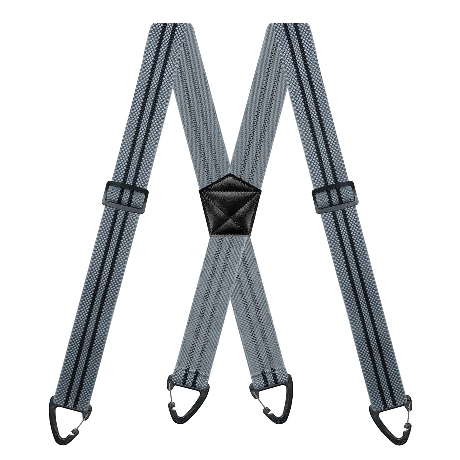 Suspenders for Men Heavy Duty, X Shape Back Hidden Suspender 1.5″ Under Clothing