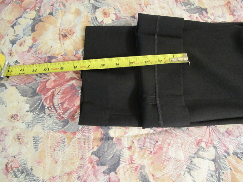 Alfani Dress Pants REDUCED Men’s Black 100% Wool 28X31.5 Flat Front Lined~FREE H