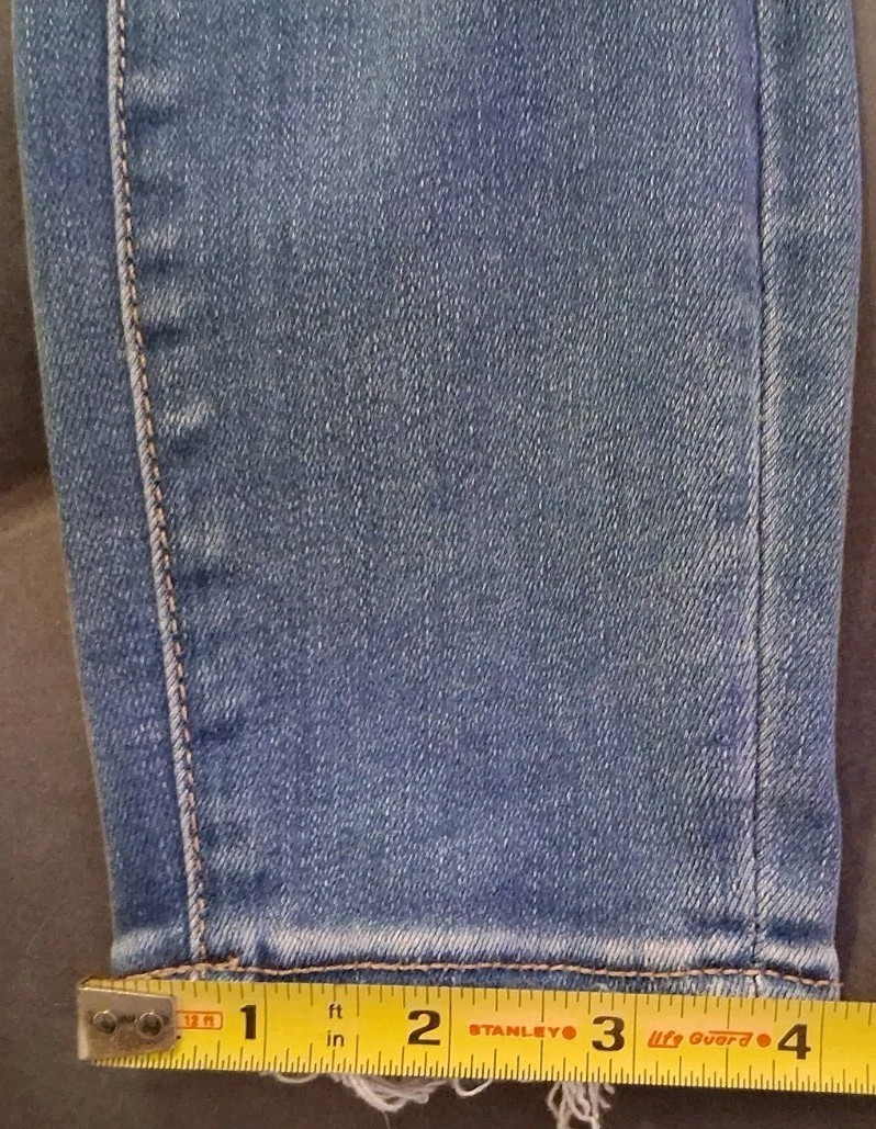 American Eagle Next Level Jeans Womens 2 Distressed High Rise Jegging Stretch