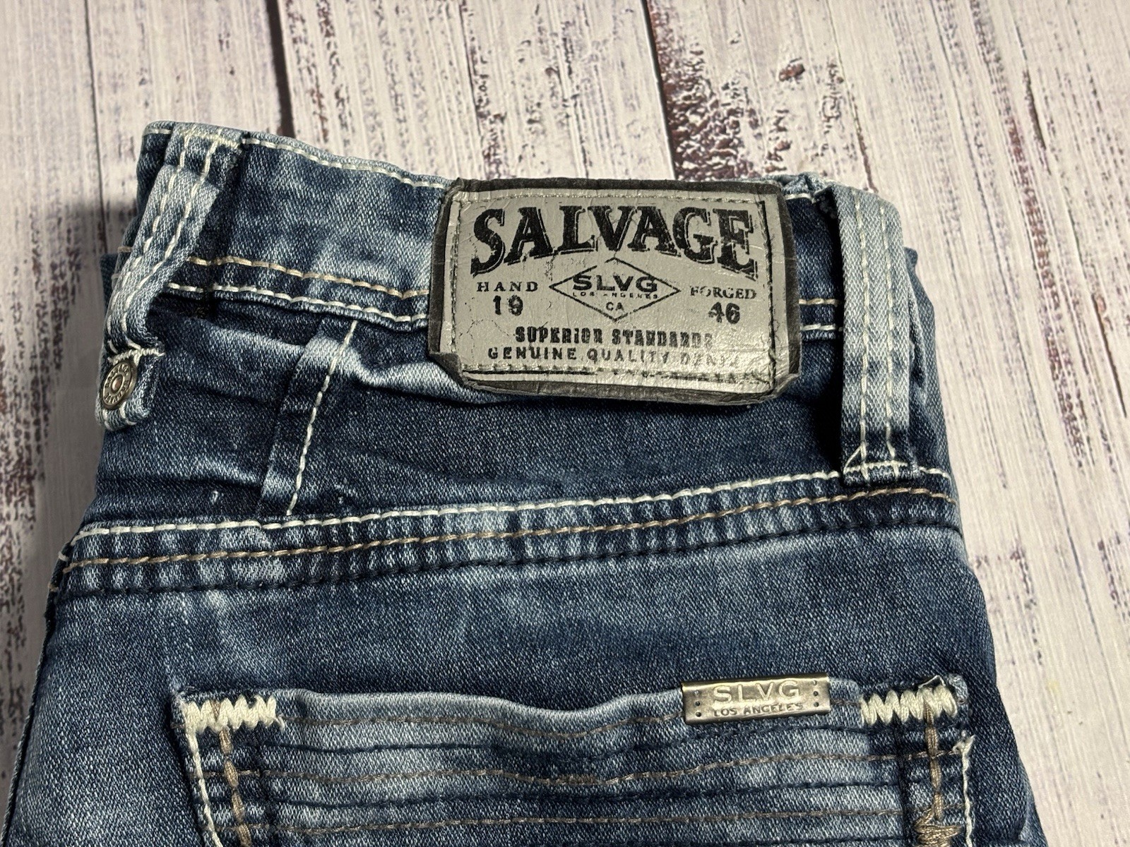 Mens Salvage Jeans Sz 29 X 32 Mayhem Regular Straight EXCELLENT Condition 1579