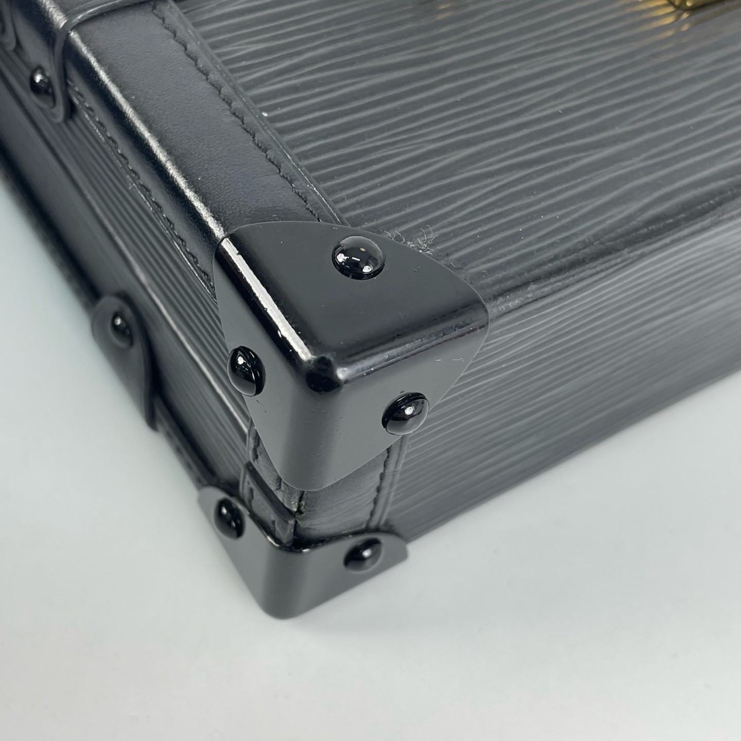 Louis Vuitton Pre-Owned Authentic Box Clutch Black 20×12.5×6cm