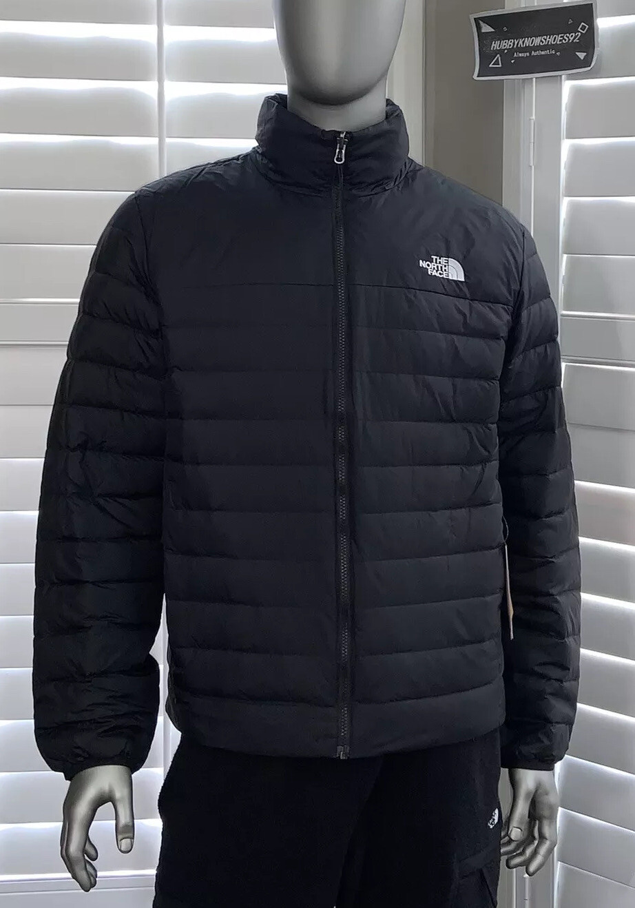 The North Face Mens Minoqua Insulated 550-Down FZ Puffer Jacket Black NWT $180