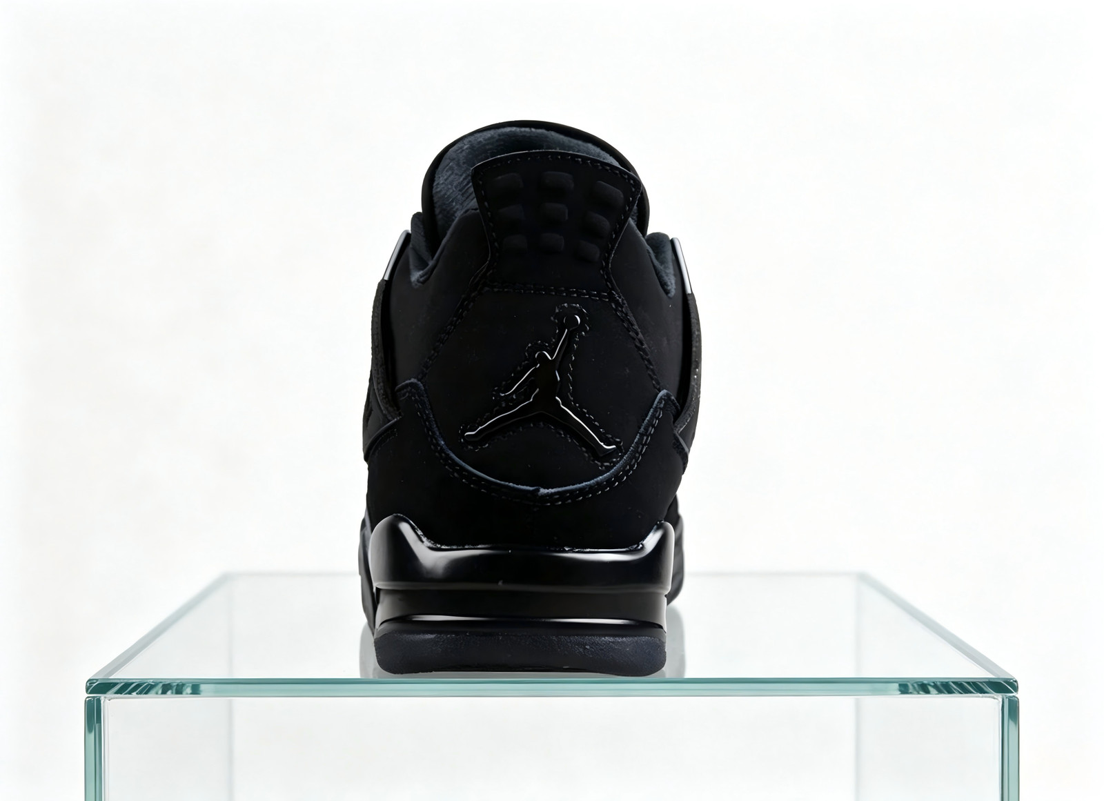 Jordan 4 “Black Cat”Retro Men’s Black Basketball Shoes Mid-Top