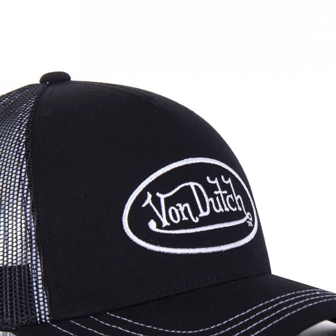 Men VD VON DUTCH Embroidery Adjustable Trucker Hat Breathable Mesh Snapback Cap