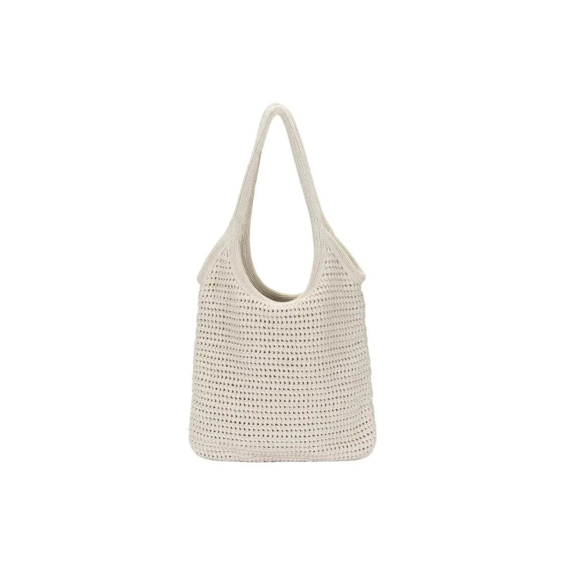 MIU MIU IVY Cotton Shoulder Tote Bag Women’s Off-White 12.5×0.7×13.7 in