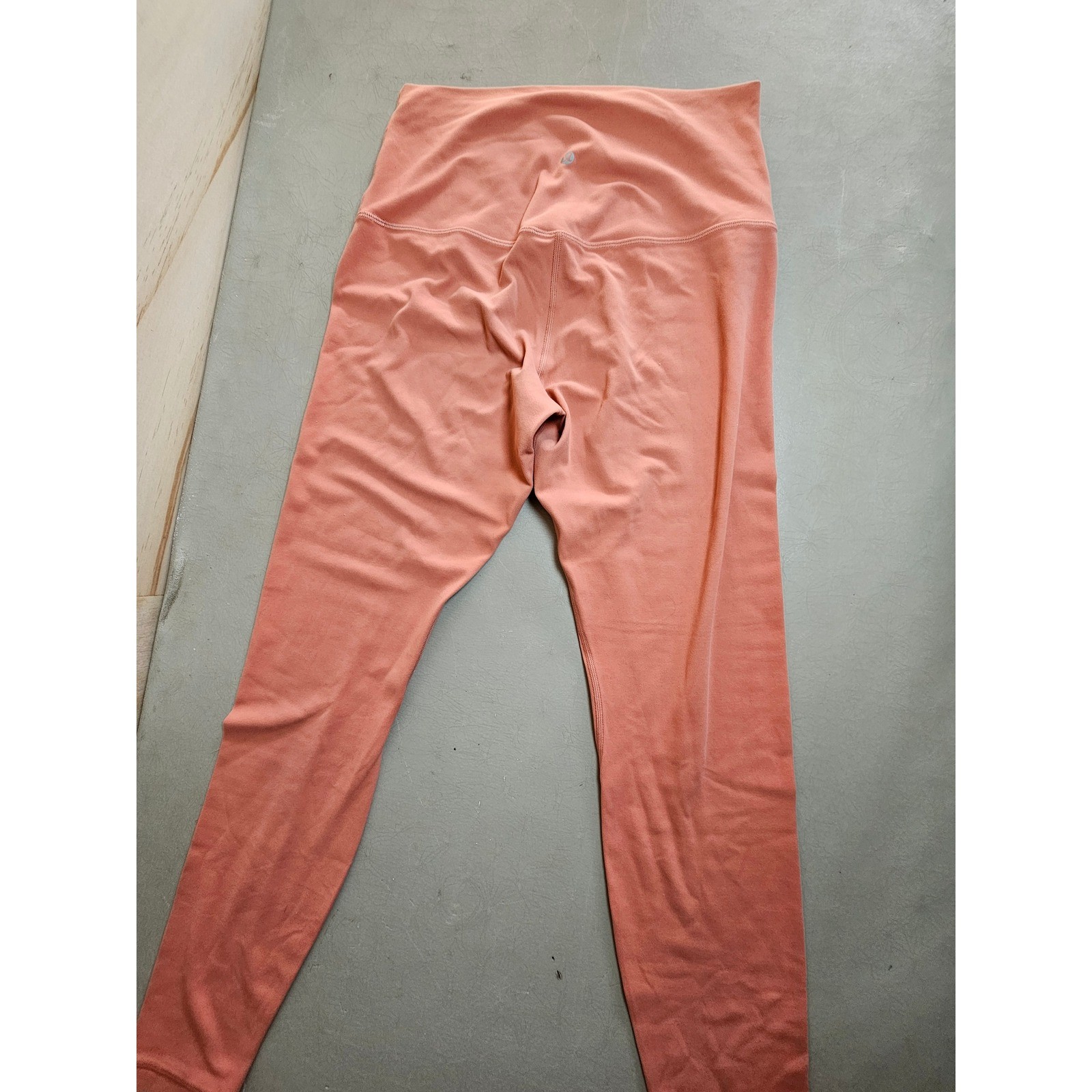 Lululemon Align High Rise Leggings 28 Inseam Terracotta Pink Orange Womens 10