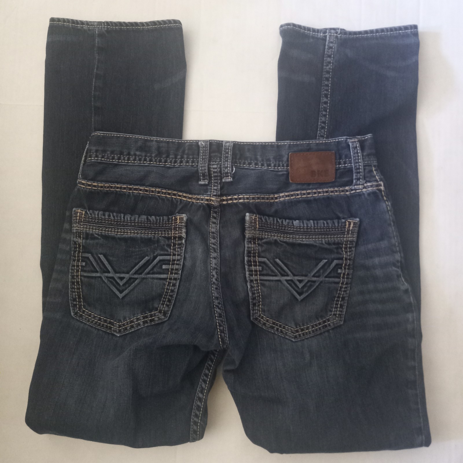 BKE Denim Aiden Jeans Men’s 30R Medium Wash Blue Straight 30×29