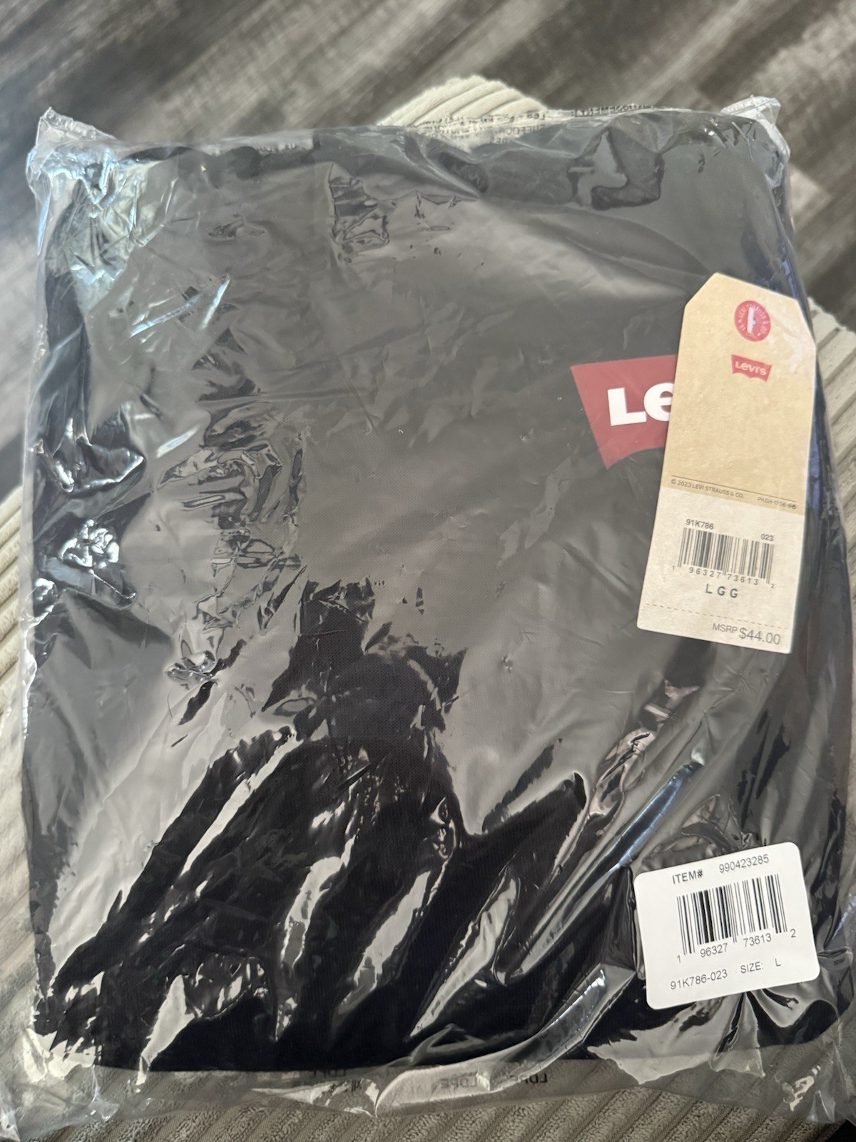Levi’s BOY Pullover Hoodie BLACK Size L
