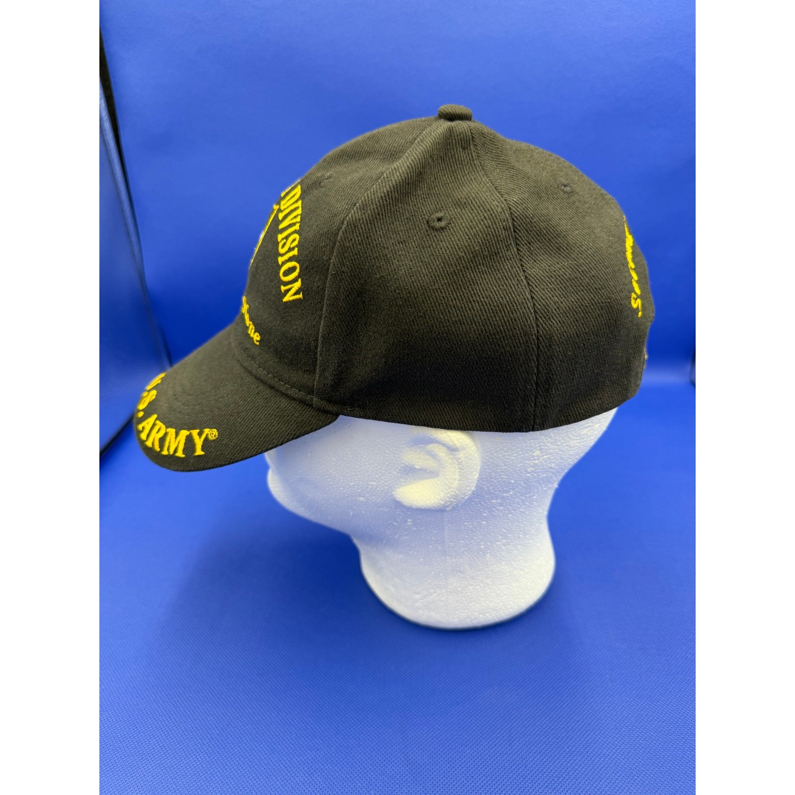 U.S. Army 2nd Infantry Division Second to None Black Embroidered Cap Hat