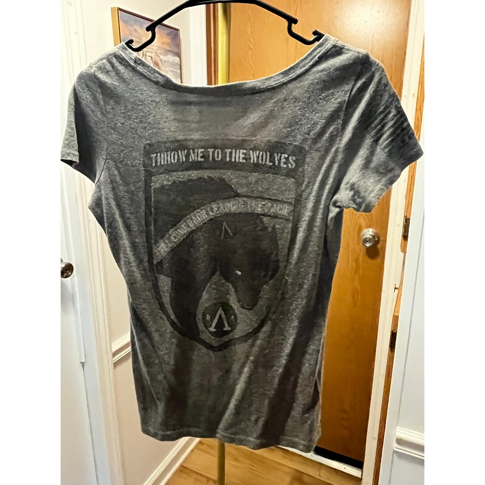 108 Stitches Gray Wolves Quote Baseball All Star Game Tee Shirt Small
