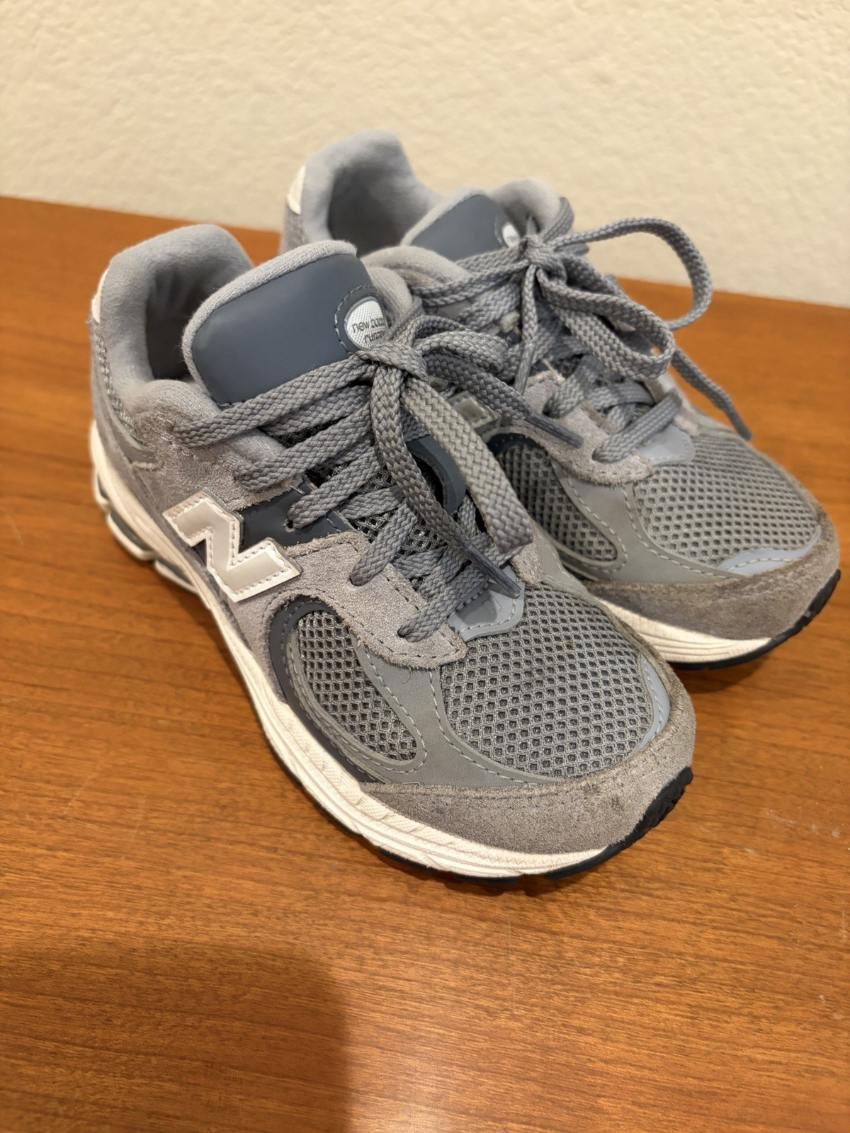 New Balance 2002 R Grey/White Toddler Sneakers PC2002ST – SZ 11 C