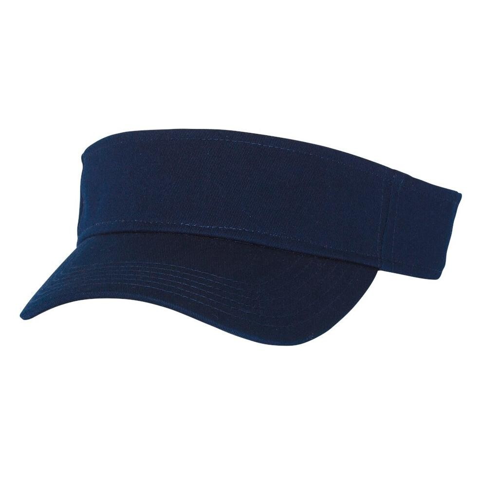 2 Pack Lids Sun Visors 110 Mini Pique Comfort Flex-Fit Visor Caps Red & Navy