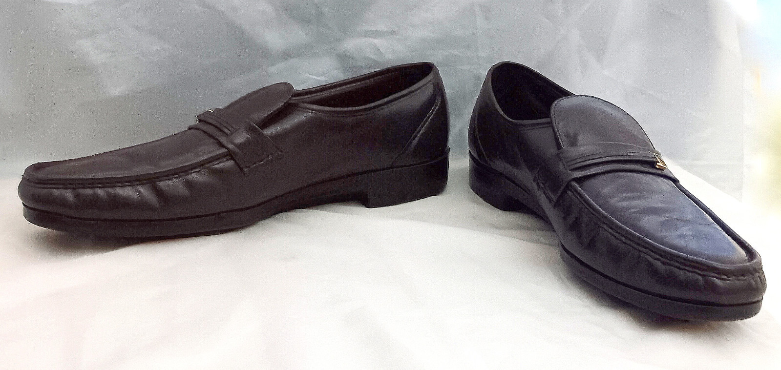 Florsheim Dark Brown Ultra Soft Leather Loafers Shoes Men’s 12 New Free Returns