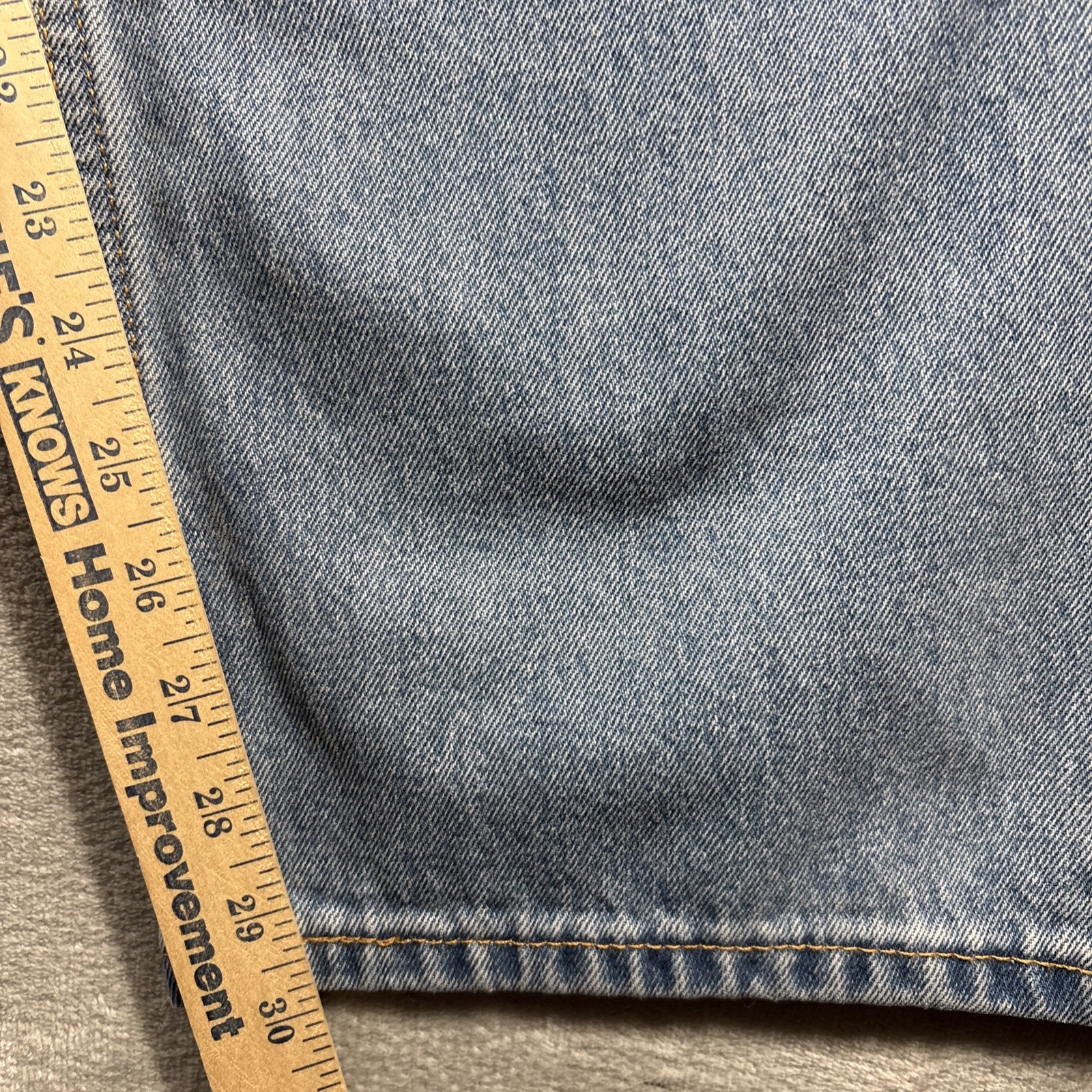 Levi’s 505 Jeans Mens 40×30 Regular Light Wash Blue Denim New With Tags Cowboy