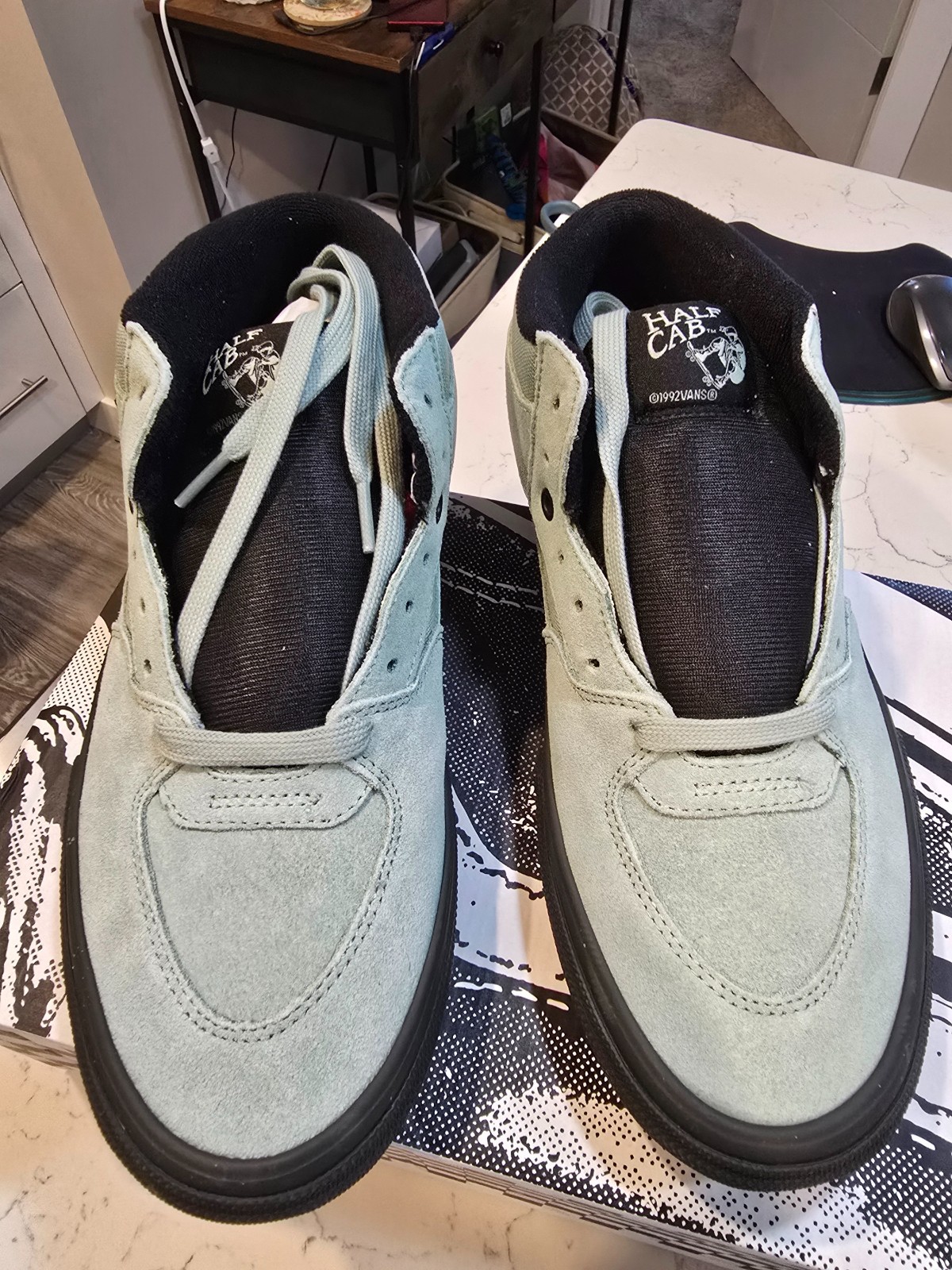 Vans Skate Half Cab Gray Olive Black VN0A5FCDEMW Men’s Size 10 SHOES NEW