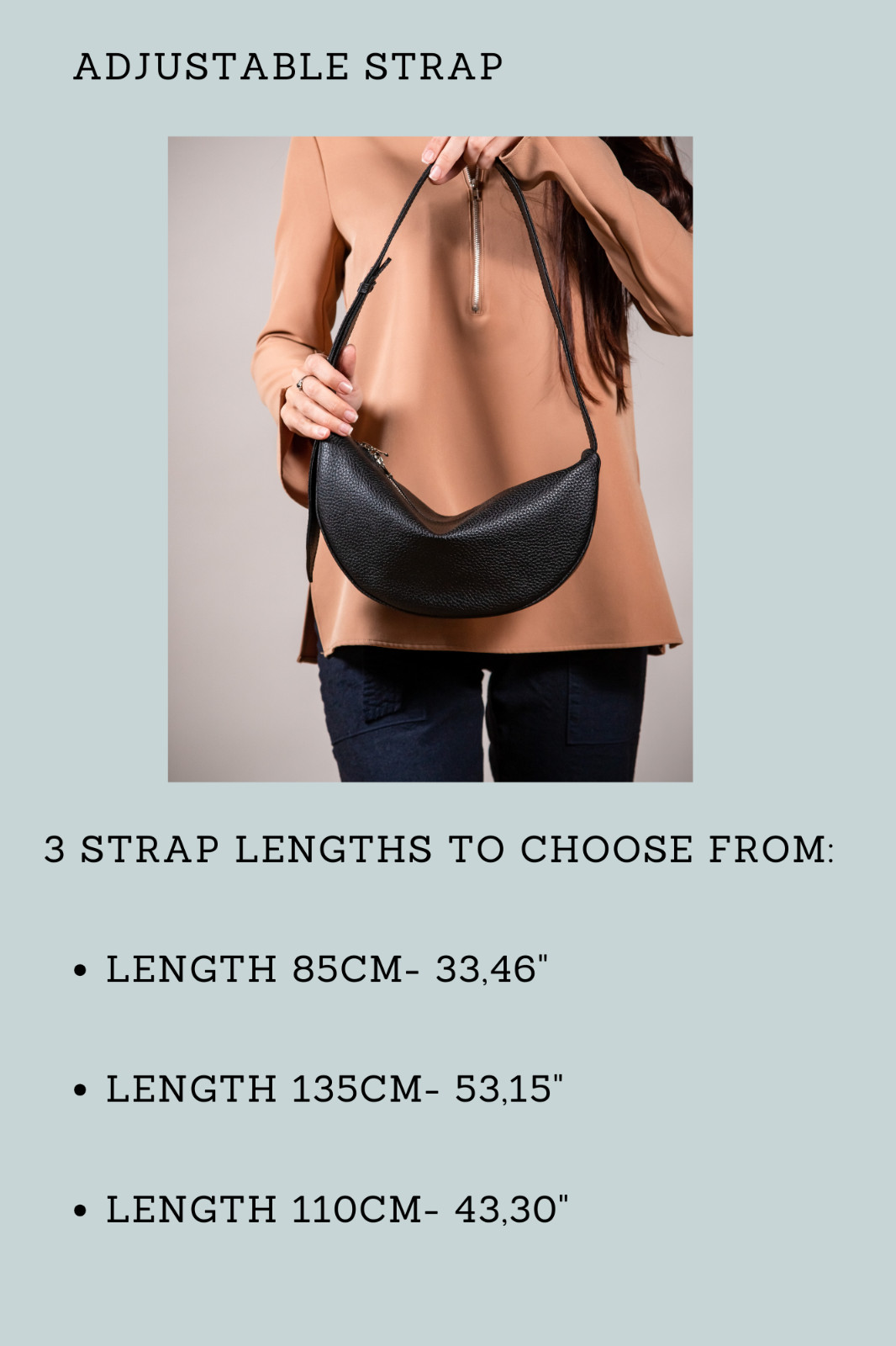 Half Moon Crossbody Bag Moon Handbag Crescent Shaped Moon Bag Half Moon Purse