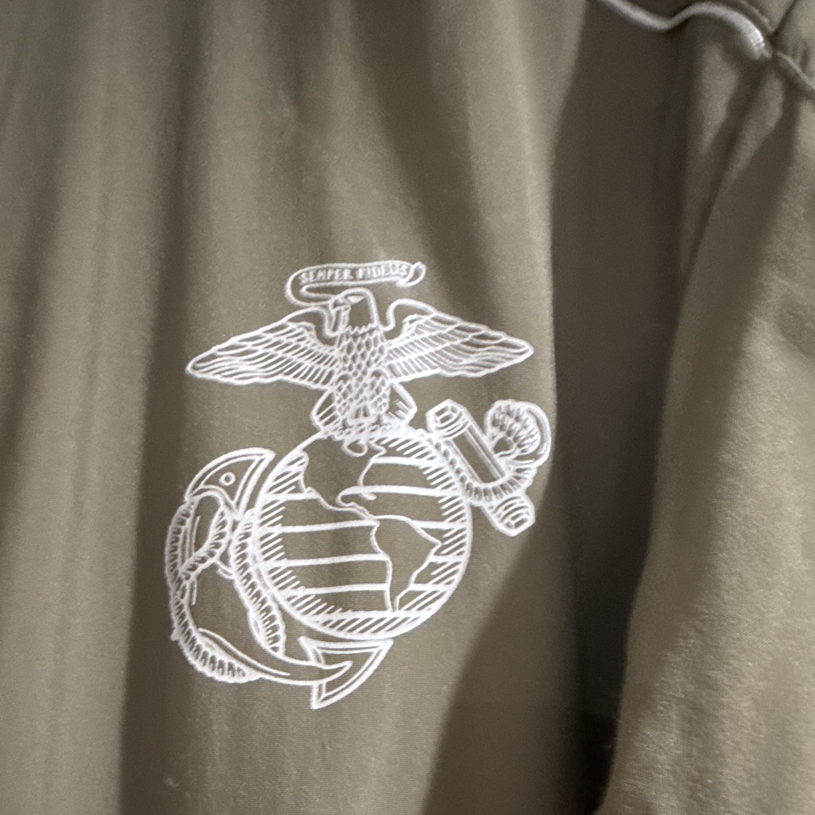New Balance USMC Marines Jacket & Pants Set Green M Nylon/Poly M485000 M483002