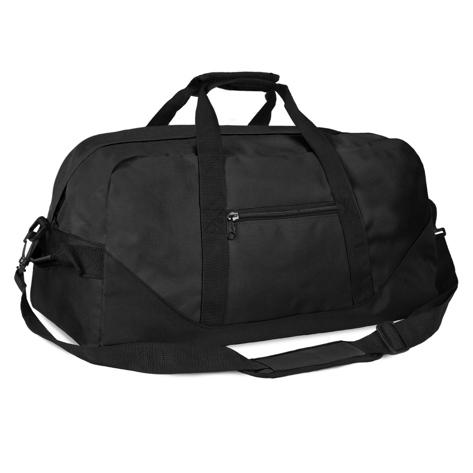 DALIX 21″ Sports Duffle Gym Sling Travel Bag in Black
