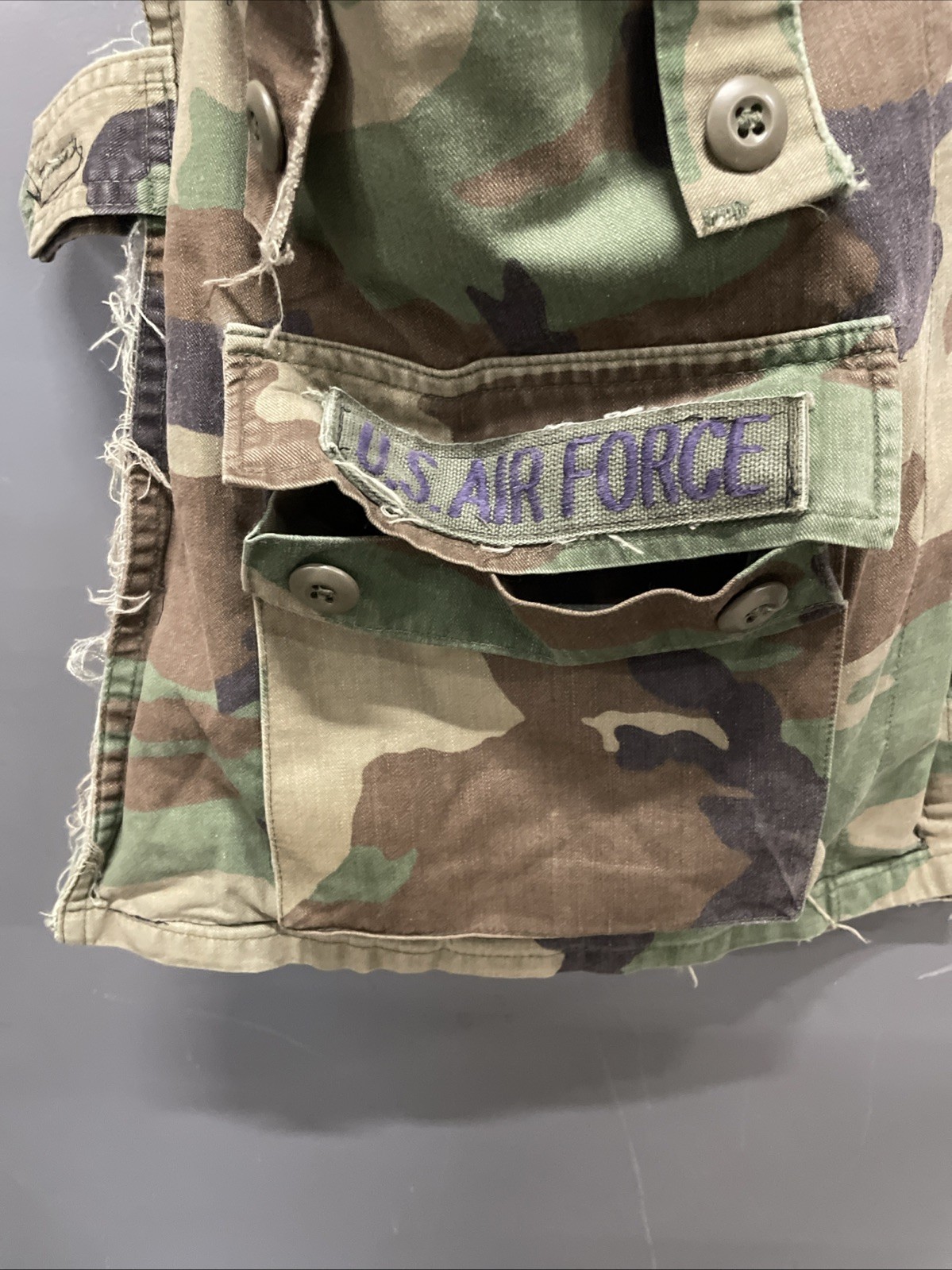 US Air Force Uniform Fabric Tote Bag