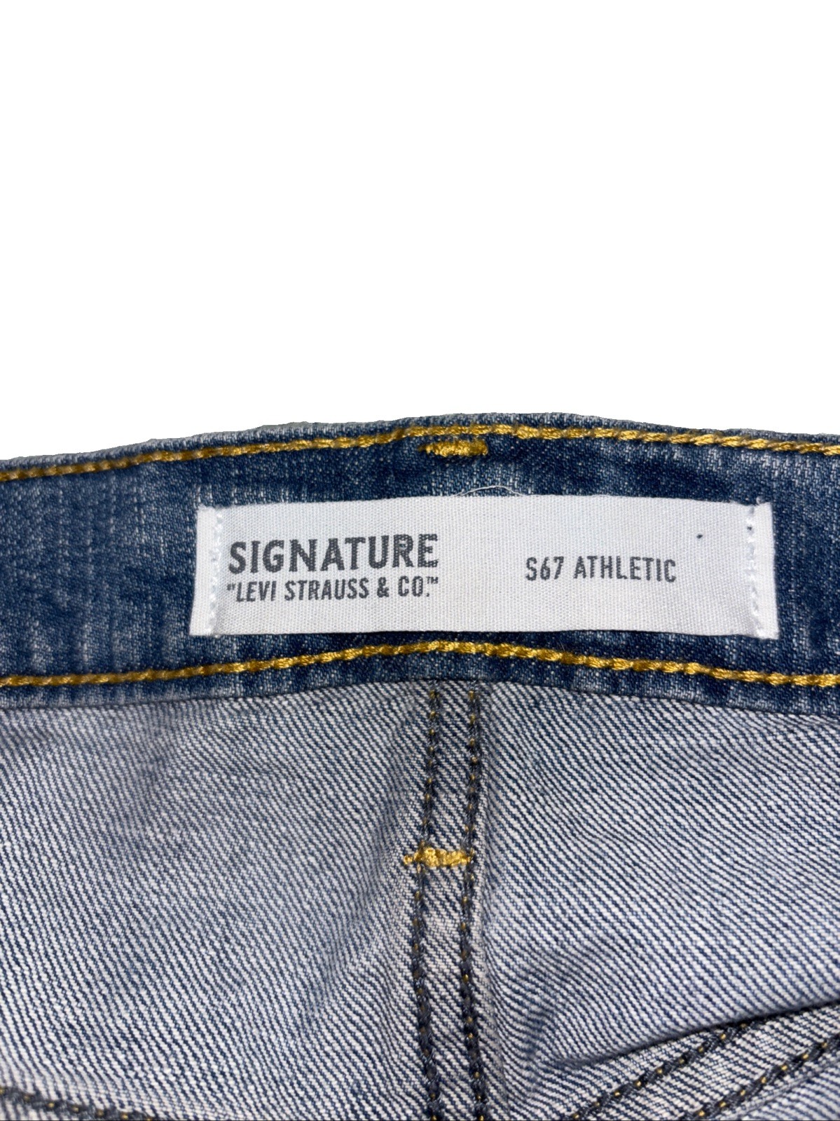Men’s Medium Blue Jeans Relaxed Fit Size 42×30
