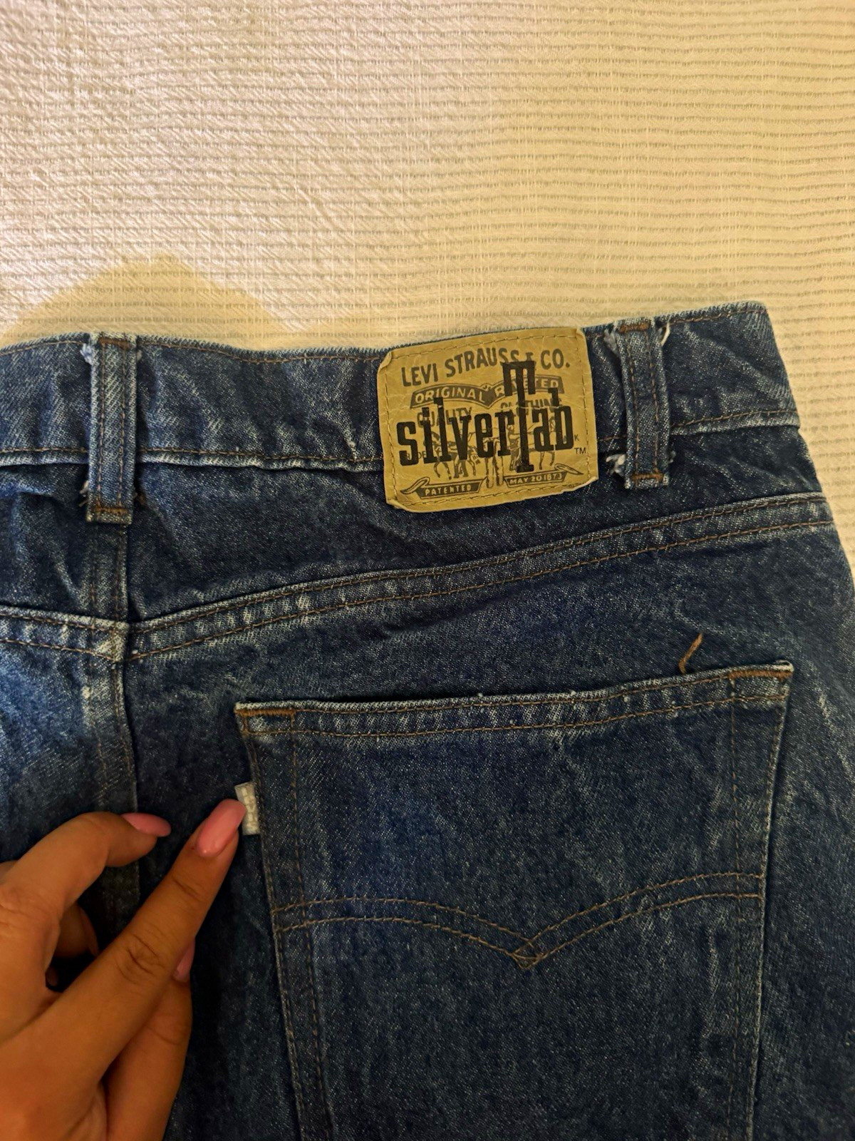Levi Strauss & Co. Rare Vintage SilverTab Men’s Dark Wash Blue Denim Shorts