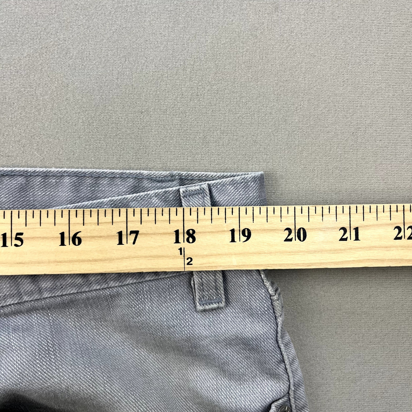 Vintage Levis 550 Jeans Mens 40×30 Gray Denim Relaxed Fit Light Charcoal Wash