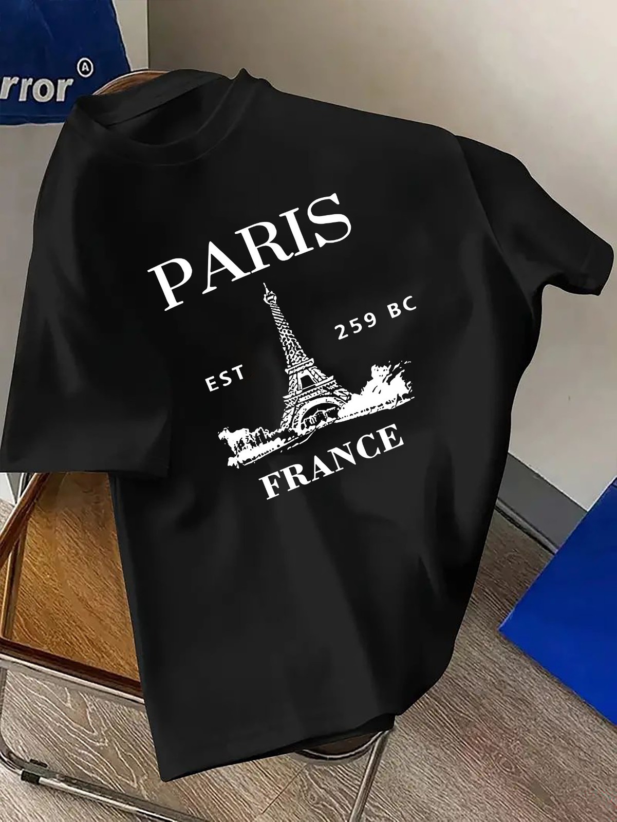 Paris France EST 1598 Vintage City Graphic T-Shirt Travel Paris France Tee