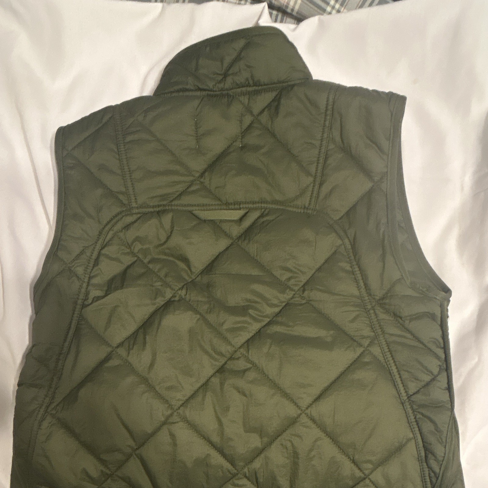 Recreation by Express Design Studio Men’s Green Quilted Button Vest Size M