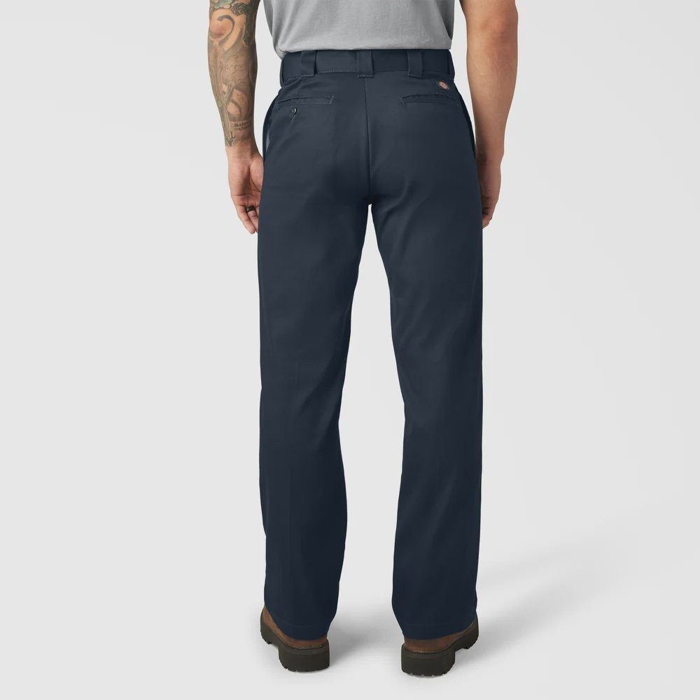 Dickies Dark Navy Original Fit Workwear Pants 874DN Unhemmed