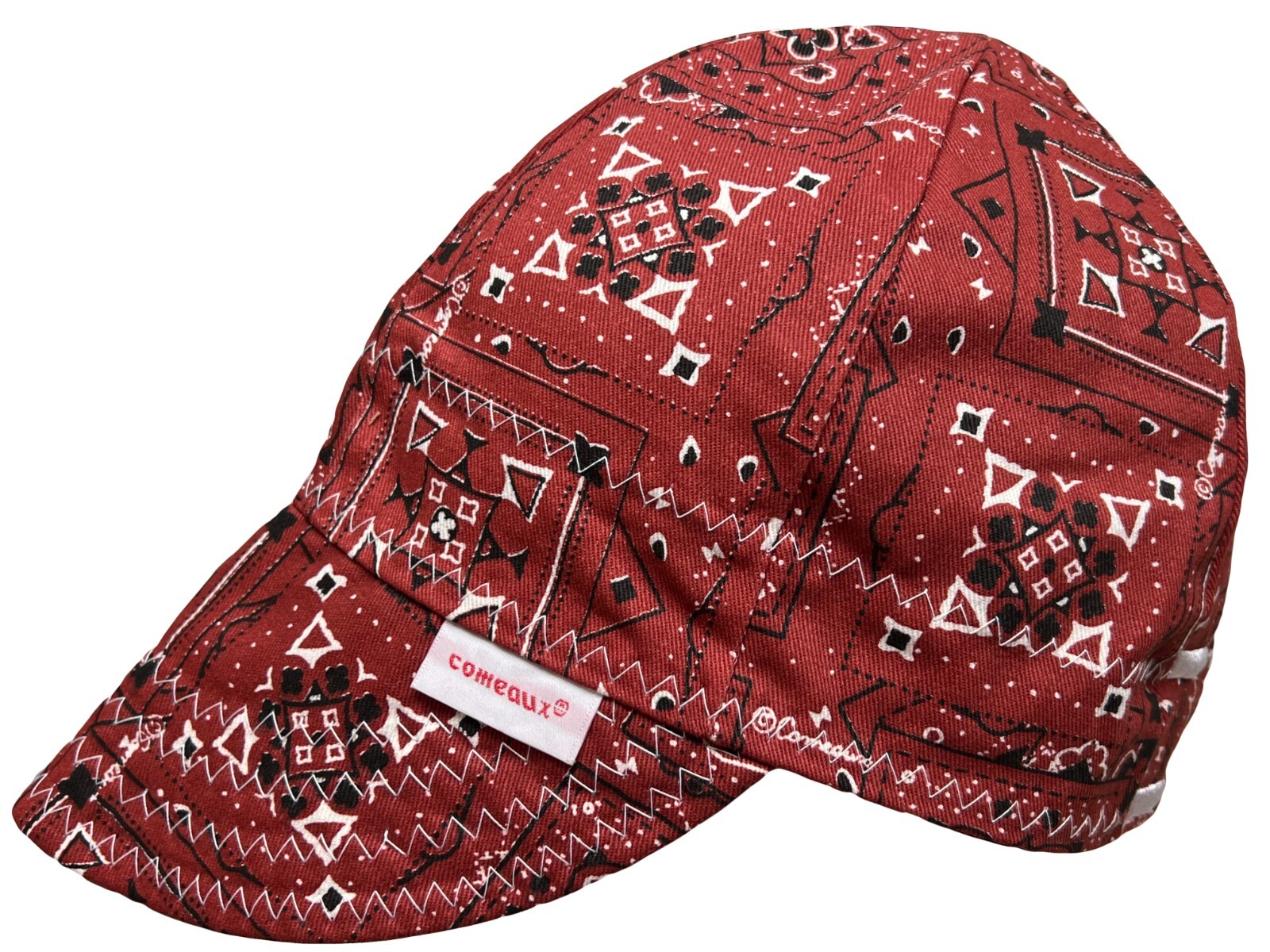 NWT 1 Comeaux Caps Welding Welders Hat BANDANA Reversible Black Blue Grey Red