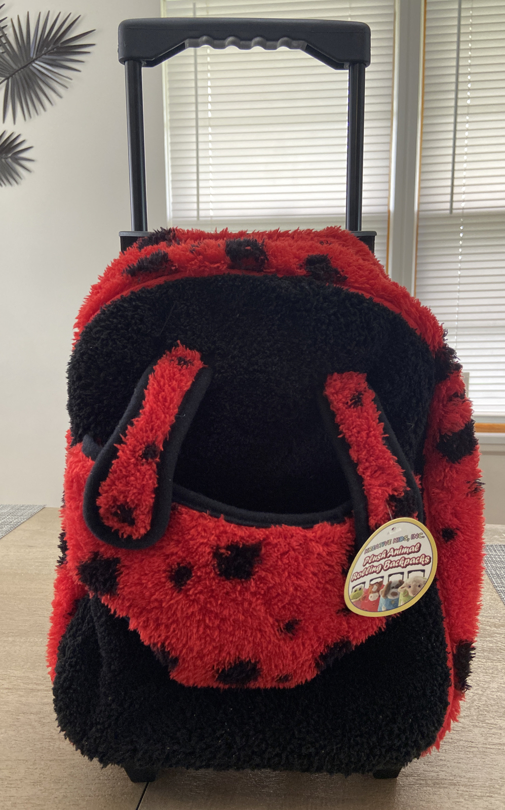 Kreative Kids Ladybug Roller Backpack, Cute for Everyday Use See Description