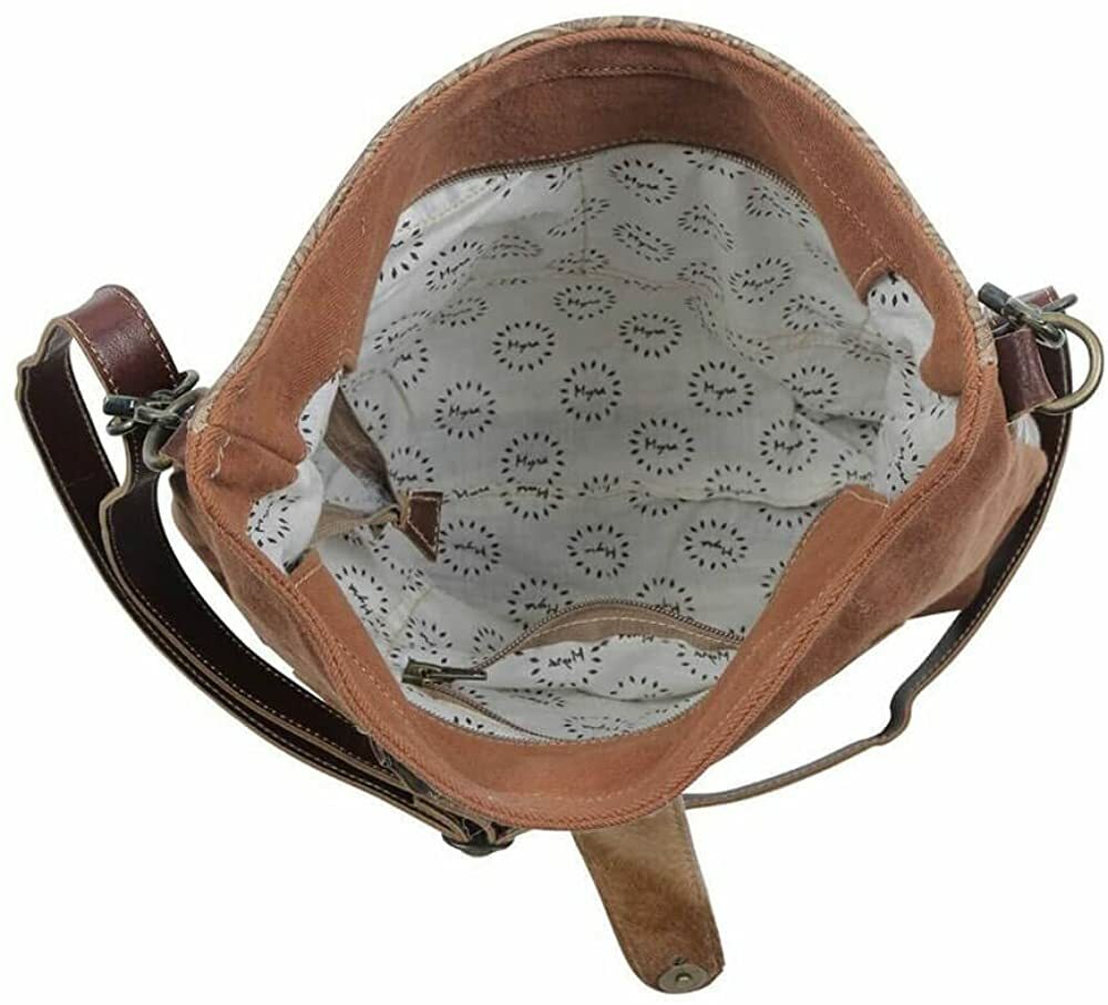 Myra Bags – Multipastels Hairon Cowhide Tribal Shoulder Bag