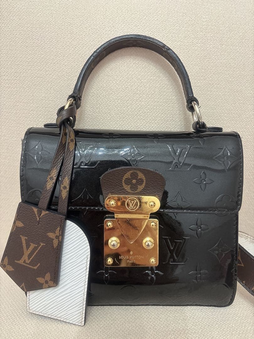 Louis Vuitton Spring Street PM Vintage Handbag W19cm H17cm D8cm Auth Japan Used