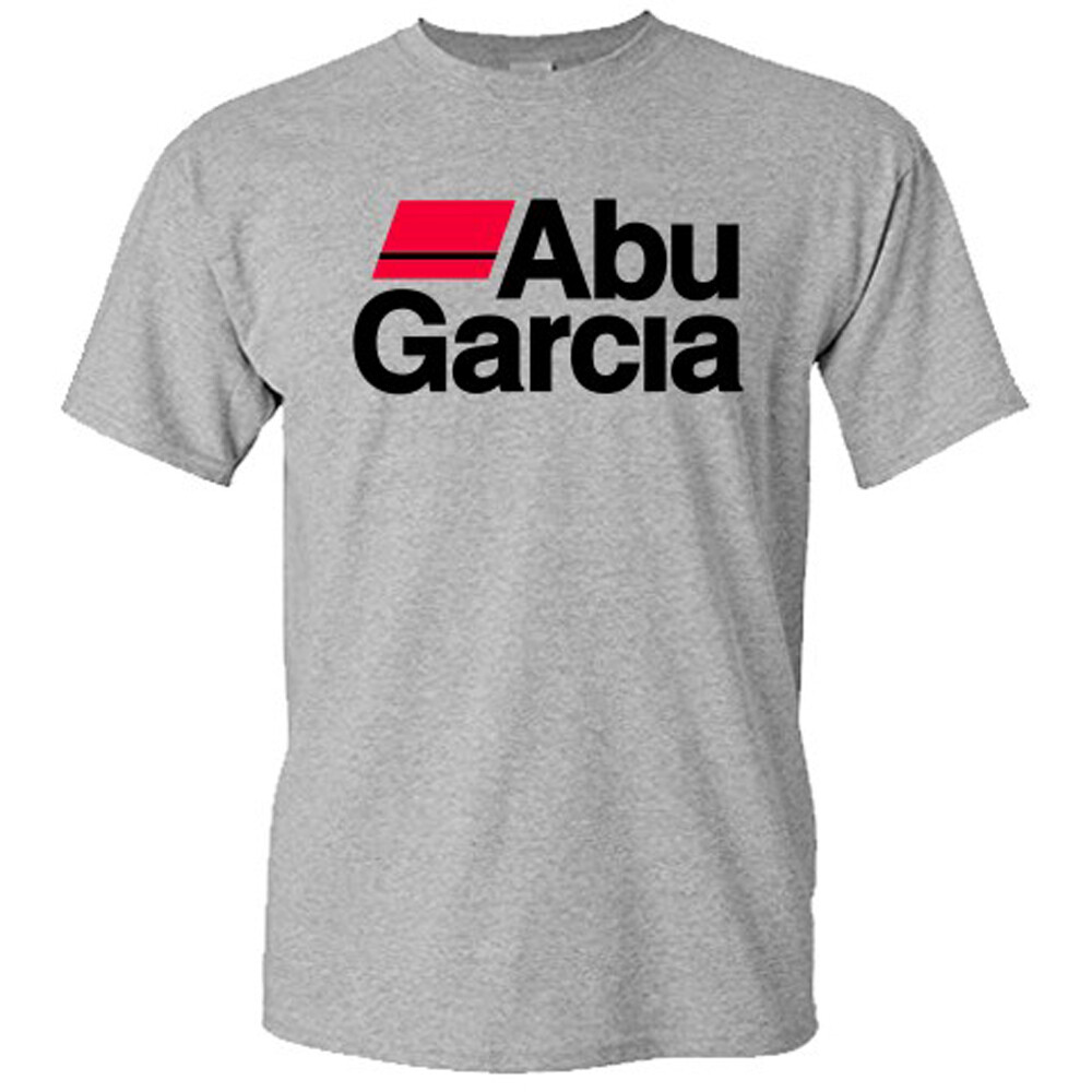 Abu Garcia Fishing Men’s Grey T-Shirt Size S to 5XL