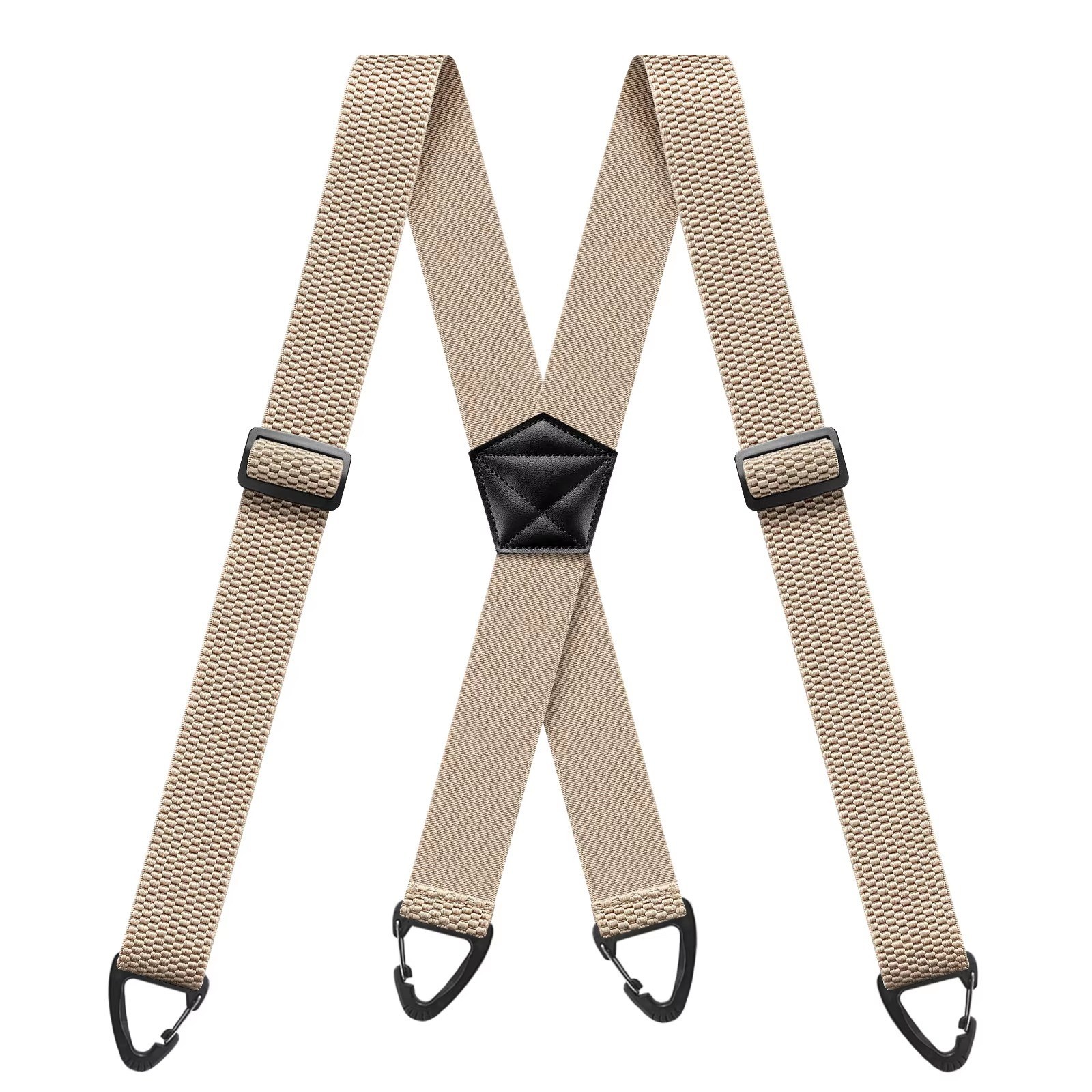 Suspenders for Men Heavy Duty, X Shape Back Hidden Suspender 1.5″ Under Clothing
