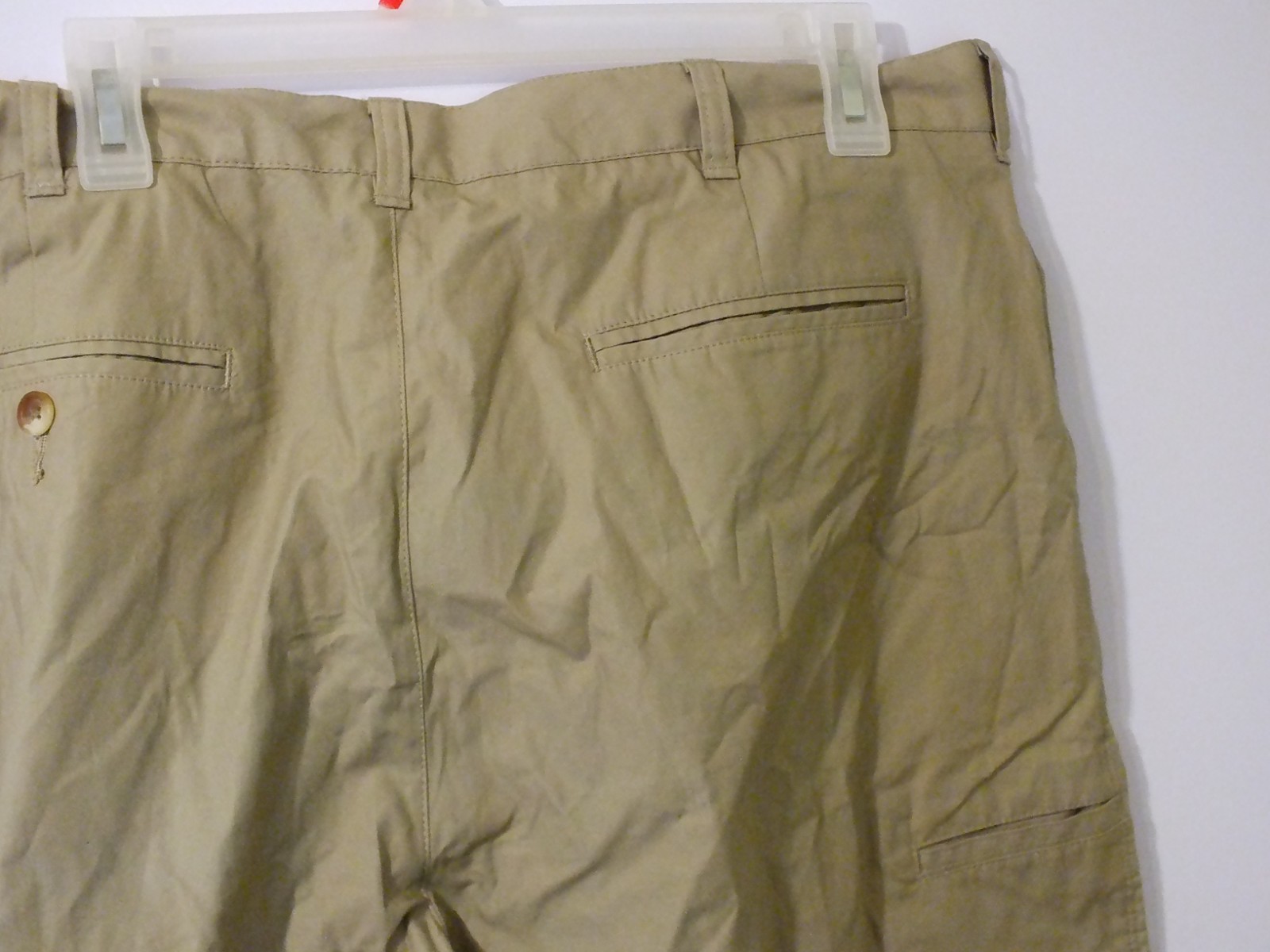 Geoffrey Beene Men’s Shorts Size 40 Tan Cotton NWT Flat Front YKK Zip 4 Pockets