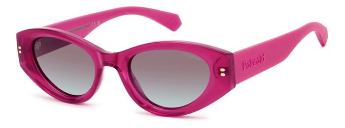 Polaroid 6243/S/X Cat Eye Fuchsia/Burgundy Polarized Sunglasses UV400 Cal.51