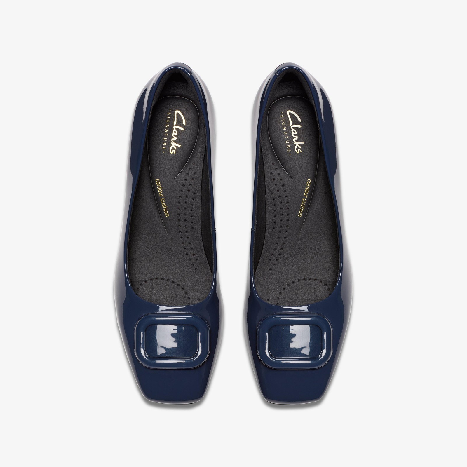 Fernie Trim Navy Patent