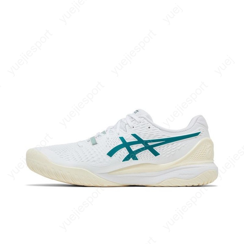 ASICS Gel Resolution 9 White Pitch Green 1041A435-101