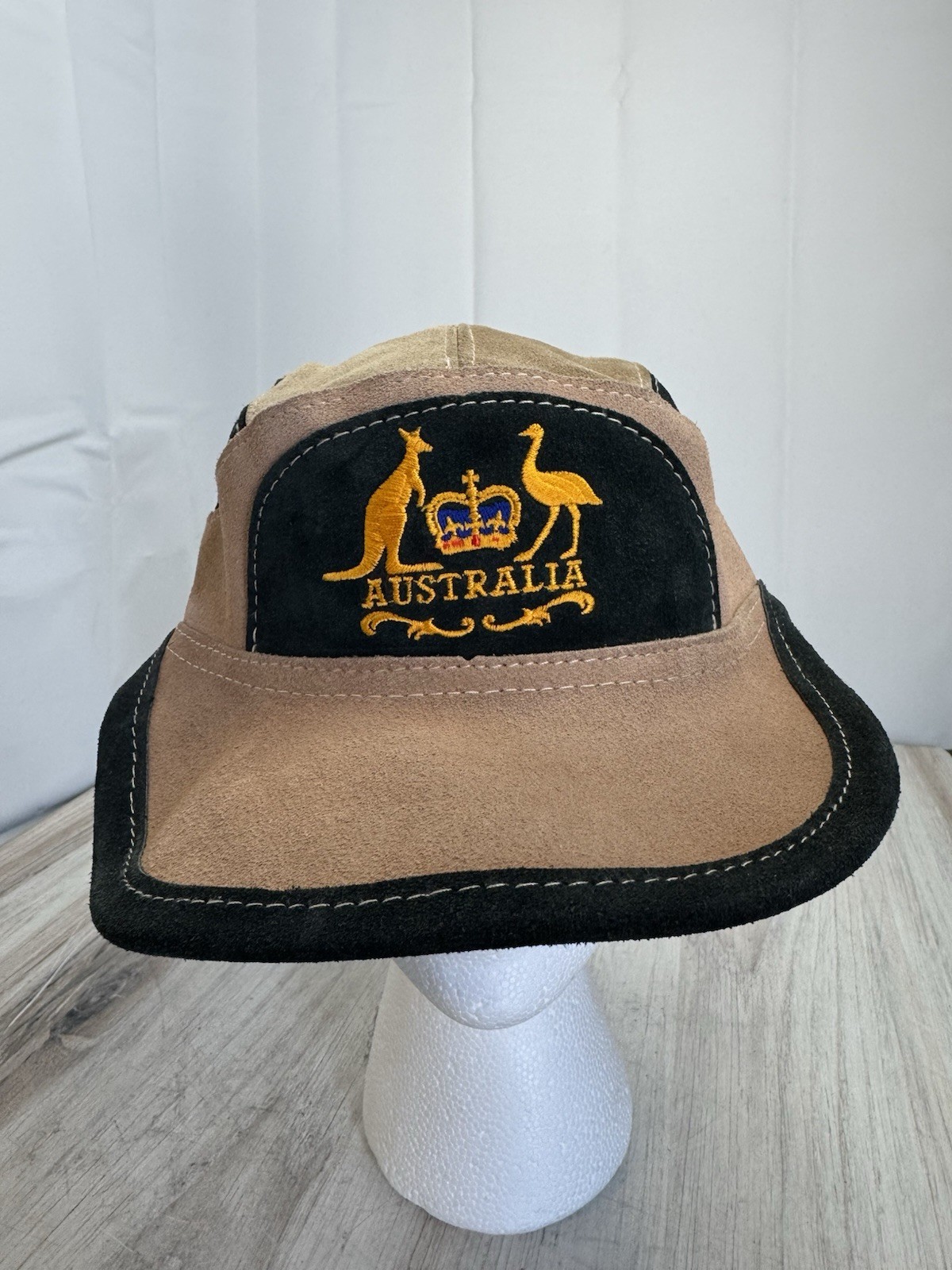 Vintage Great Australian Hat Co. S/M Suede Leather Hat