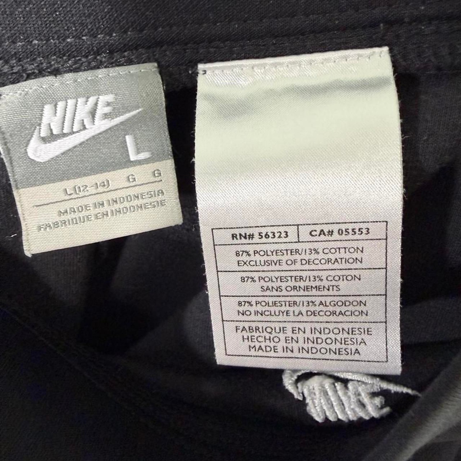 Nike Women’s Black and Grey Leggings