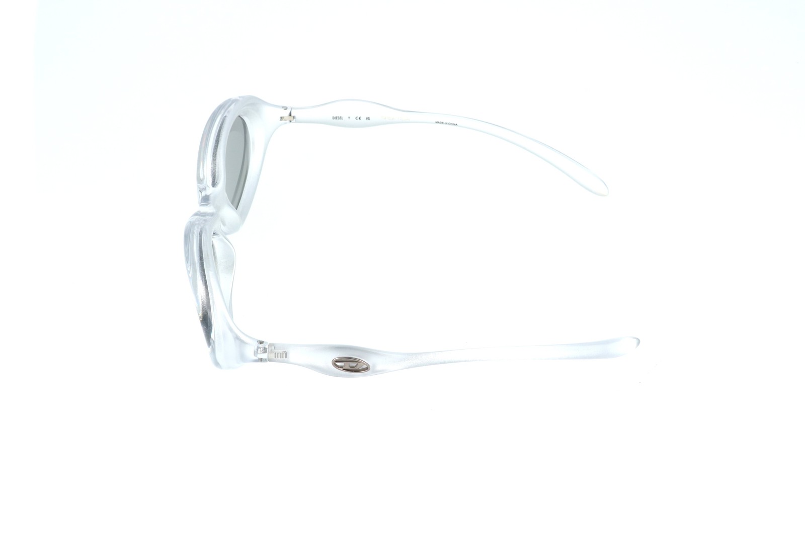 Diesel DL3011U Metallic Crystal Grey Mirror Sunglasses 51-21-135