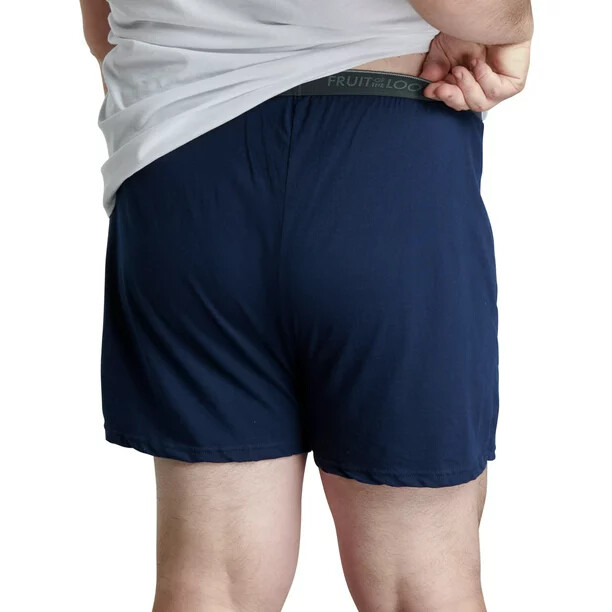 3 or 6 Fruit of the Loom Big Men’s Cotton Stretch Knit Boxer 2XB-5XB