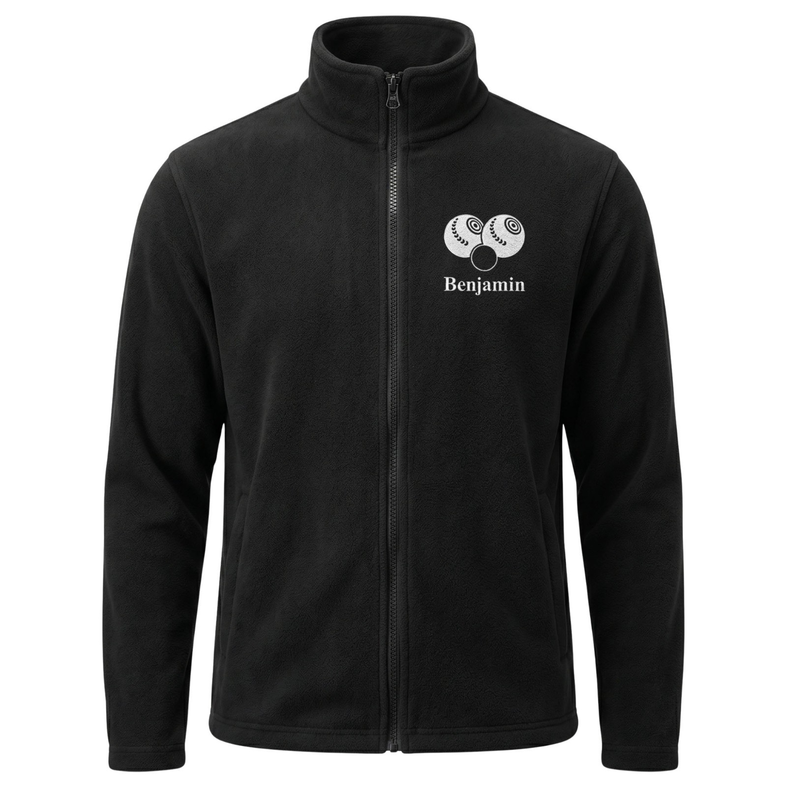 Personalised Lawn Bowls Pro Fleece – Custom Embroidered Text Sports Jacket
