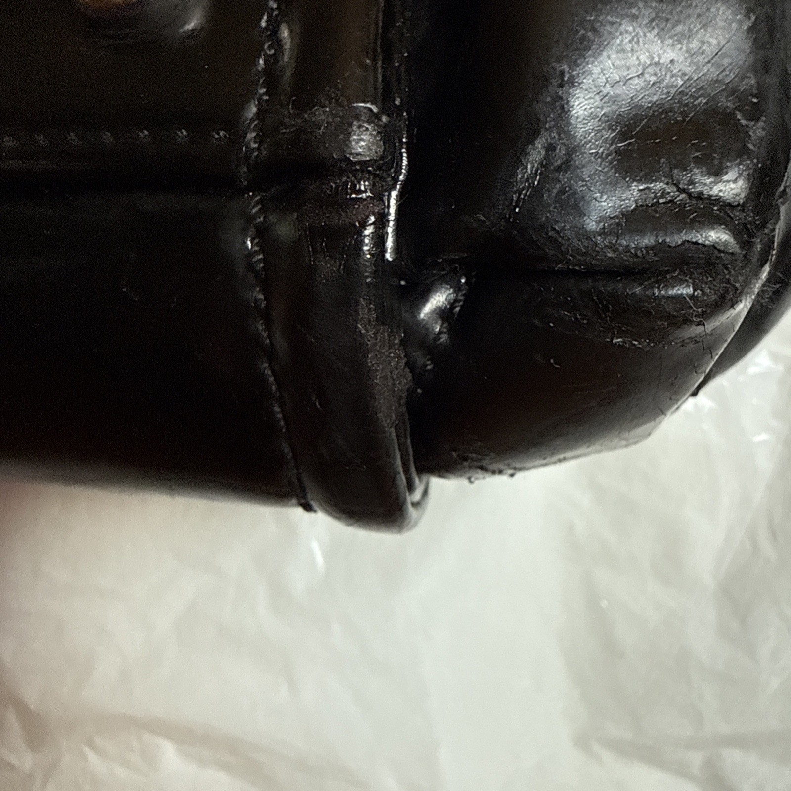 Authentic Chanel Coco Cabas Black Patent leather tote Bag