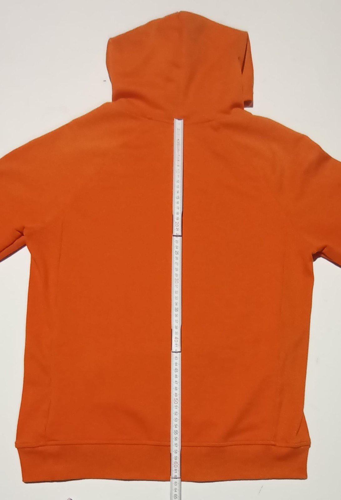 Sisley Boys Hoodie Sweatshirt 13 14 Years Orange Black Pocket Zipped Jumper VGC