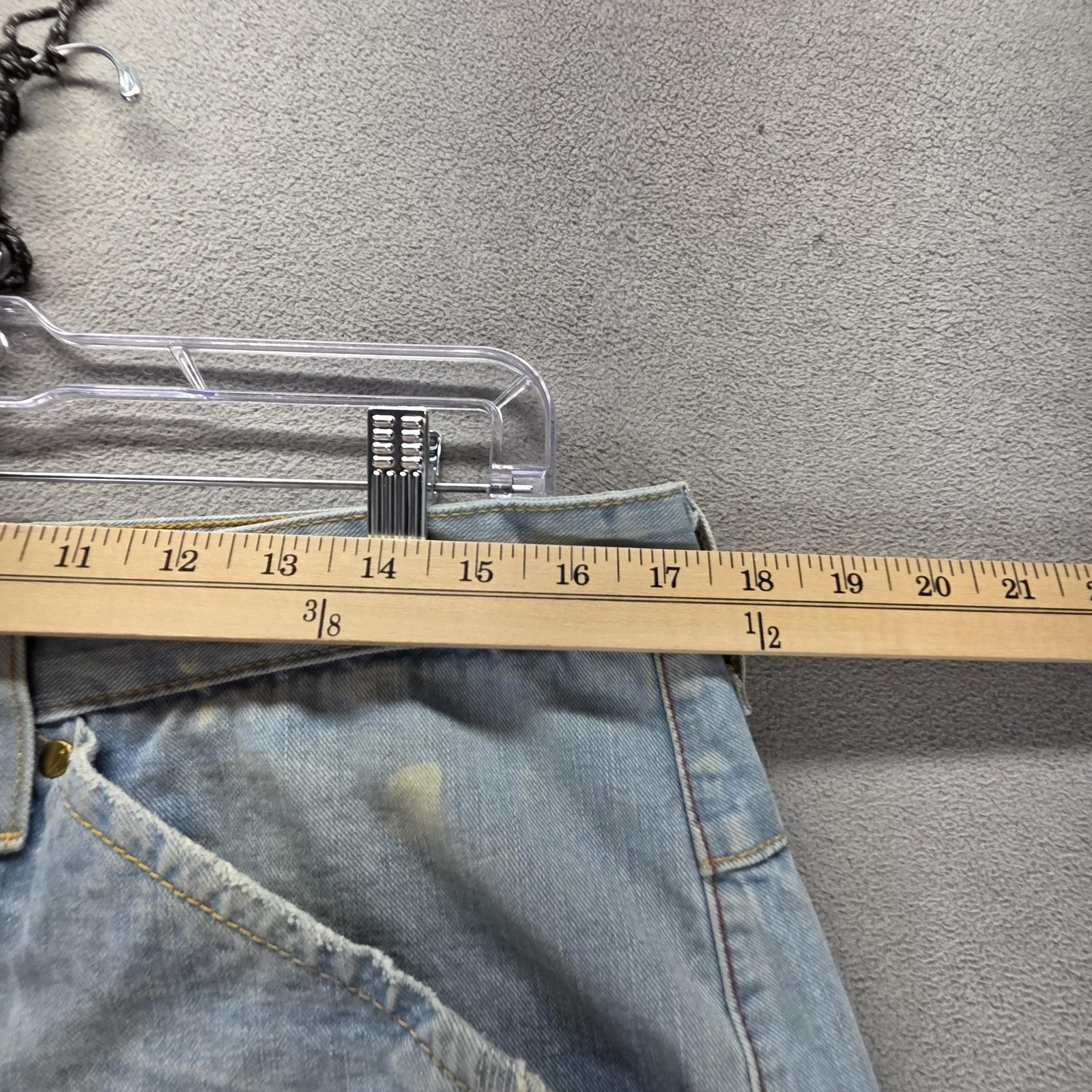 Vintage Levis Engineered Jeans Mens 33×34 Blue Twisted Light Wash Denim