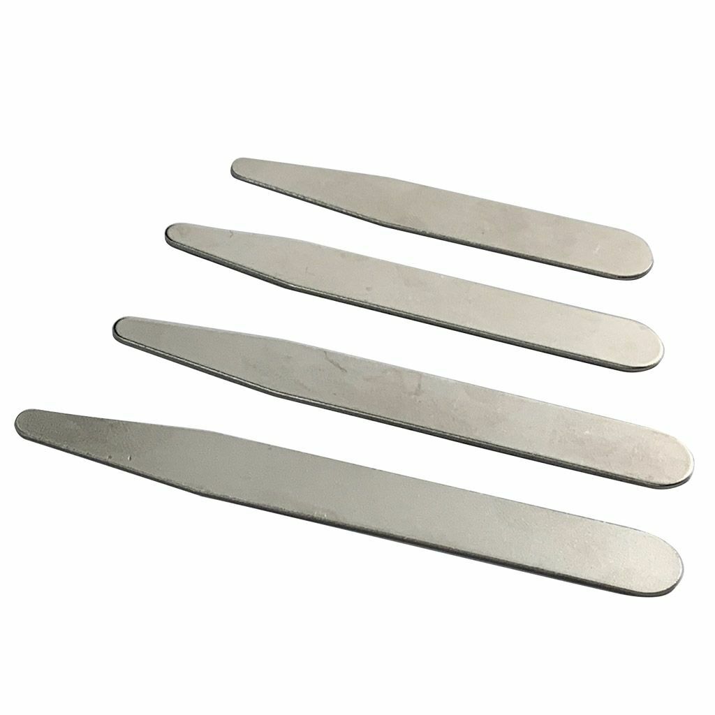 10/20/36/40 Magnetic Metal Collar Stays Stiffeners+10 Magnet Insert In Box Shirt